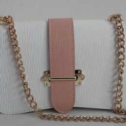 Sac cuir de veau véritable TORO blanc