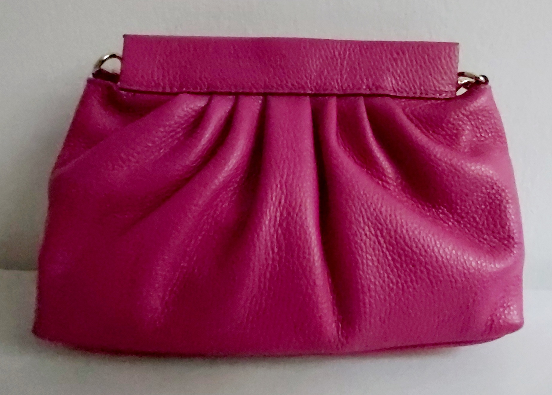 Sac LUTY en cuir véritable vachette (Rose) – Image 4