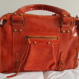 Sac à main en cuir effet brossé SANDSTORM