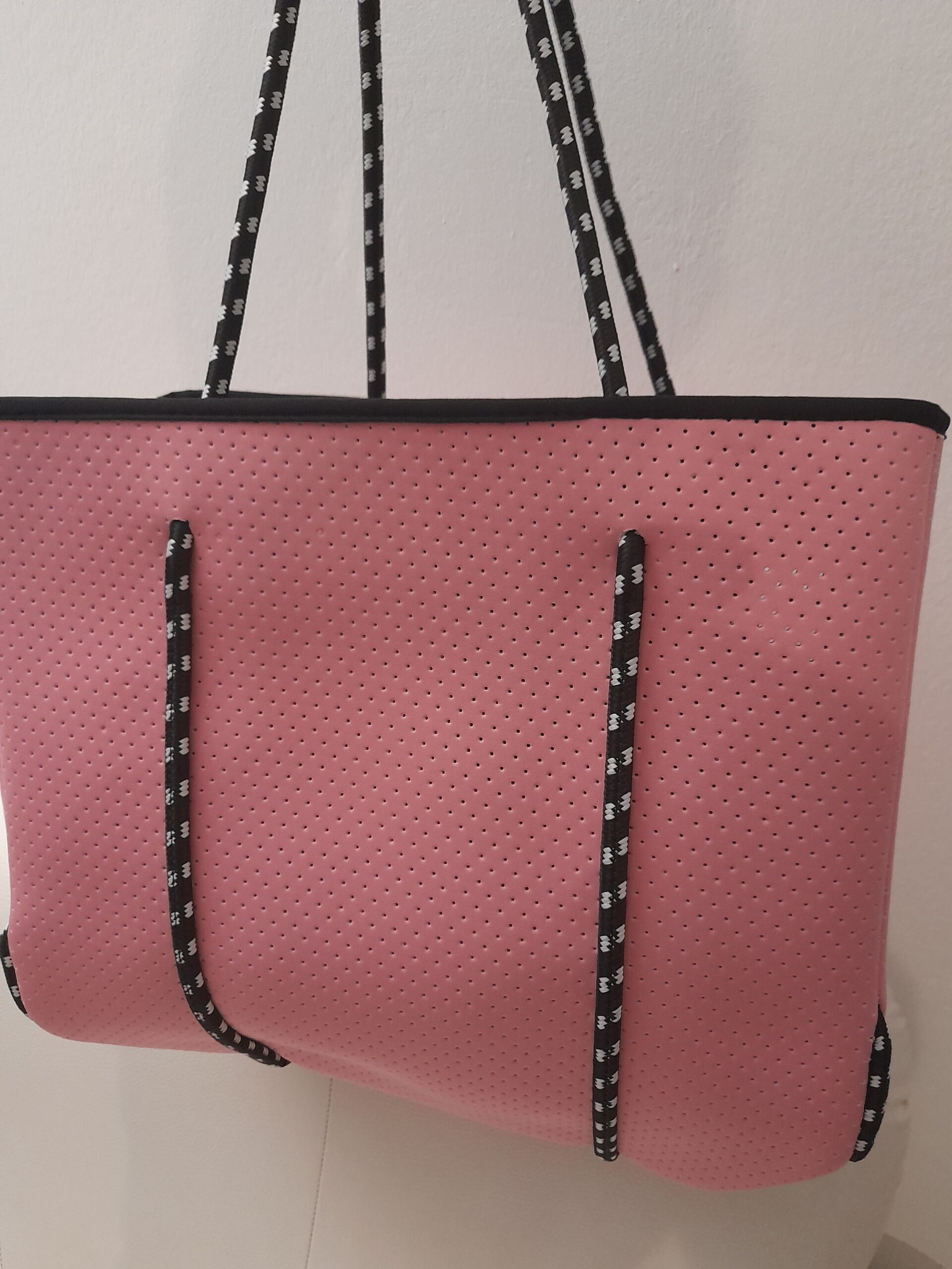 Sac cabas LEFATE en néoprène haute qualité (Rose clair) – Image 5