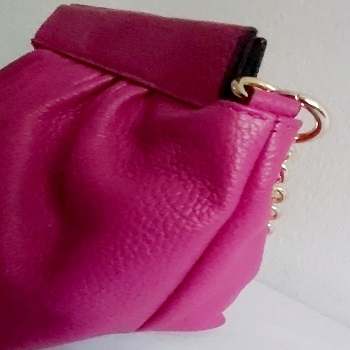 Sac LUTY en cuir véritable vachette (Rose) – Image 3