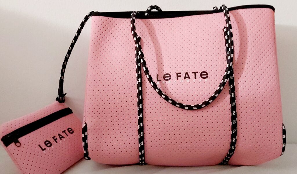Sac cabas LEFATE en néoprène haute qualité (Rose clair)