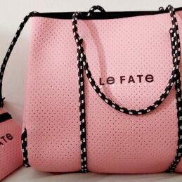 Sac cabas LEFATE en néoprène haute qualité (Rose clair)