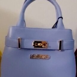 LEFATE – Mini sac à main en cuir finement égrainé (Lavande)