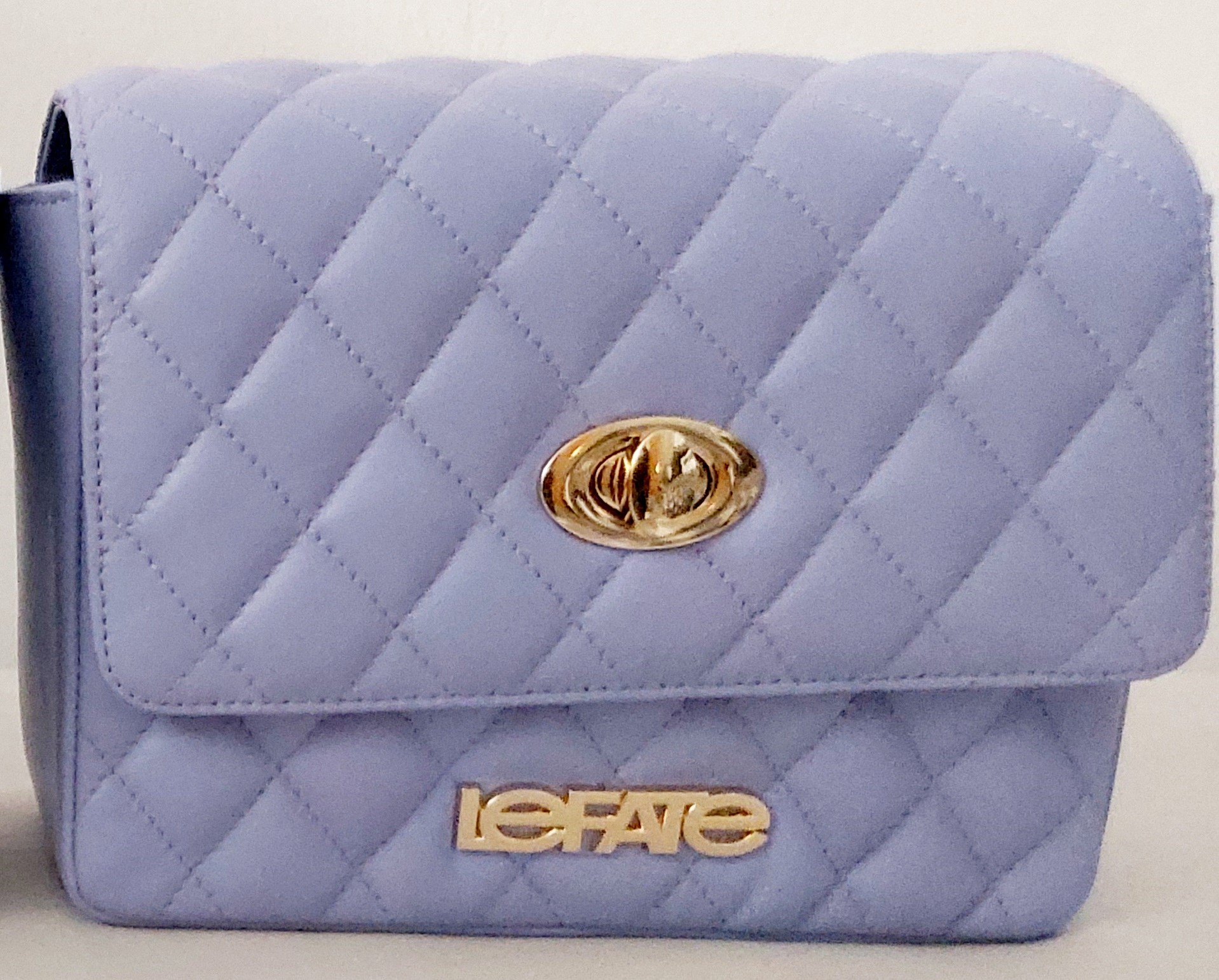 LEFATE – Sac cuir chic finement égrainé (Lavande) – Image 5