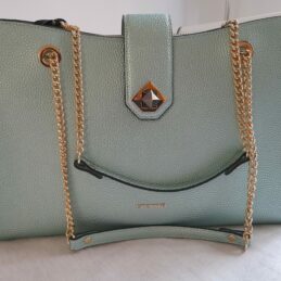 CROMIA – Sac en cuir véritable égrainé