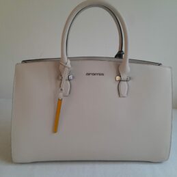 CROMIA – Grand Sac à main en cuir véritable vachette