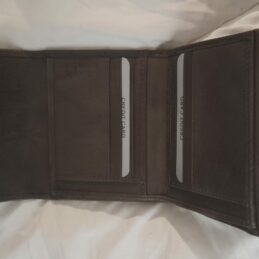 Portefeuille Compact TAC en cuir véritable