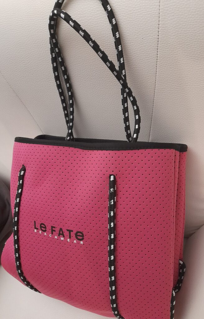 Sac cabas LEFATE en néoprène haute qualité (Rose vif)