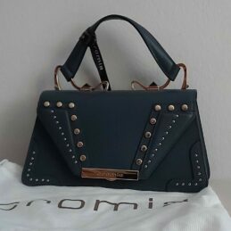 Mini sac à main en cuir stylé BLUSH-CROMIA