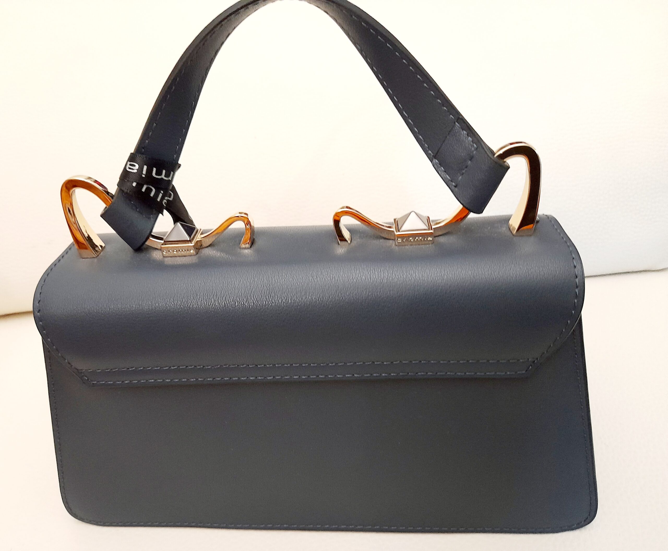 Mini sac à main en cuir stylé BLUSH-CROMIA – Image 3