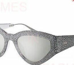 LUNETTES DE SOLEIL FEMME DIOR CHRISTIAN DIOR CATSTYLE 1S Gray Silver Mirrored LIMITED Sunglasses