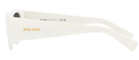 LUNETTES DE SOLEIL FEMME MIU MIU MU 06YS - 1425S0 BLANC – Image 4